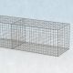 Gabionenwand 11,5m lang, 100cm tief, 100cm hoch