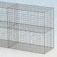 Gabionenwand 11m lang, 100cm tief, 200cm hoch