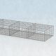 Gabionenwand 12m lang, 100cm tief, 50cm hoch