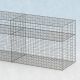 Gabionenwand 11m lang, 100cm tief, 150cm hoch