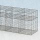 Gabionenwand 6m lang, 100cm tief, 150cm hoch