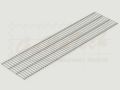 Doppelstabmatten Zaunset 22,5m lang, 0,63m hoch, feuerverzinkt