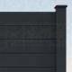 WPC Steckzaun easy Screen #one 180x180cm graphit/graphit