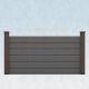 WPC Steckzaun easy Screen #one 180x90cm grau/braun