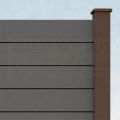 WPC Steckzaun easy Screen #one 180x90cm grau/braun
