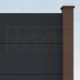 WPC Steckzaun easy Screen #one XL 180x90cm graphit/braun