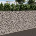 Gabionenwand 5m lang, 100cm tief, 150cm hoch