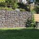 Gabionenmauer 50x100cm zur Böschungssicherung im Garten