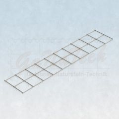 Gabionenmatte 100 x 20cm, Draht Ø 4,5mm, Maschenweite 10/10cm