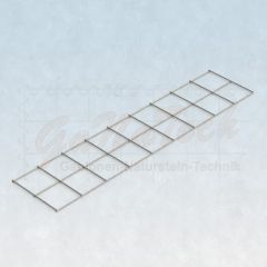 Gabionenmatte 90 x 20cm, Draht Ø 4,5mm, Maschenweite 10/10cm