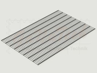 Doppelstabmatten Zaunset 10m lang, 1,63m hoch, RAL7016 anthrazit