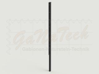 Doppelstabmatten Zaunset 15m lang, 1,43m hoch, RAL7016 anthrazit