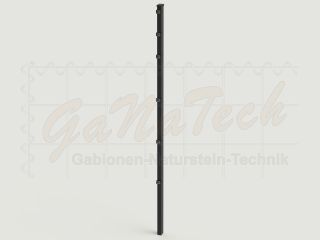 Doppelstabmatten Zaunset 20m lang, 1,63m hoch, RAL7016 anthrazit