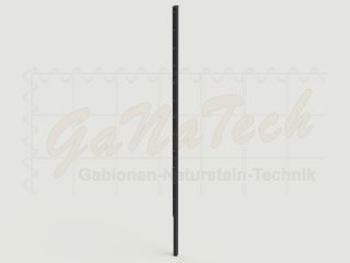 Doppelstabmatten Zaunset 20m lang, 2,43m hoch, RAL7016 anthrazit