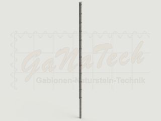 Doppelstabmatten Zaunset 27,5m lang, 2,23m hoch, feuerverzinkt