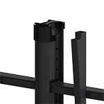 Zaunpfosten Bekafix zum Aufschrauben mit Fu&szlig;platte